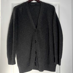 Jenni Kayne cocoon cardigan - charcoal gray